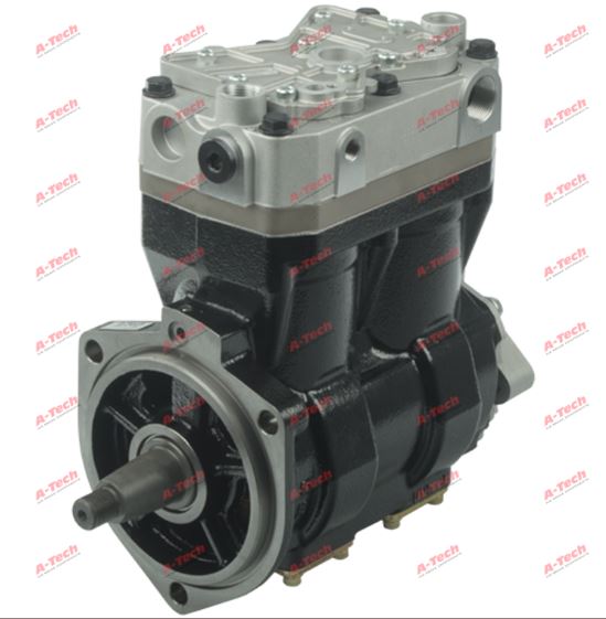 KOMPLE KOMPRESOR CIFT KAFA - FORD CARGO / 1838T YENI TIP - A-TECH 711.01.1000