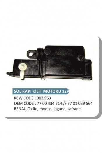 KAPI KILIT MOTORU SOL CLIO (5 FIS) - ROCKSWELL 003963