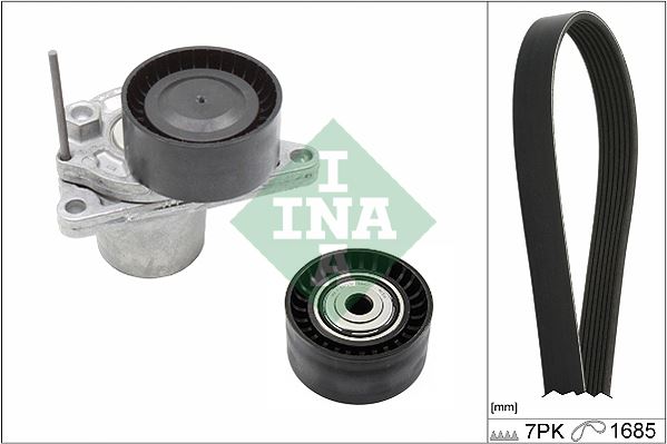 KANALLI V KAYIS SETI (KUTUKLU) VITO W447 14> , MEGANE IV 16> TALISMAN L2M 15> QASHQAI 13> - INA 529024610