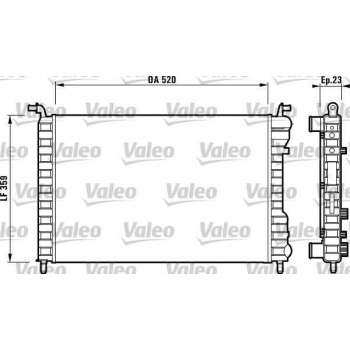 MOTOR RADYATORU PALIO ALBEA STRADA 1.4 16V 96>09 - VALEO 732812