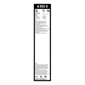 SILECEK SUPURGESI TAKIM AEROTWIN [550 / 450 MM] - BOSCH 3397118931