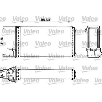 KALORIFER RADYATORU P205 P205 II P309 85> - VALEO 883965