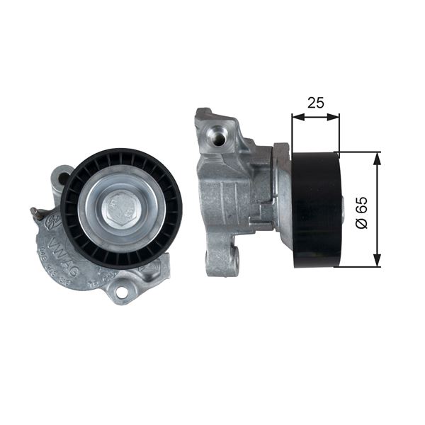 ALTERNATOR GERGI RULMANI A1 1.4TDI 12V 14>18 IBIZA 1.4TDI 15>18 FABIA 1.4TDI - GATES T39357