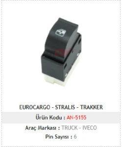 Unıversal Cam Anahtarı-İveco Stralıs - Trakker - Eurocargo Sağ - Mcar-An5155