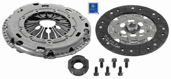 DEBRIYAJ SETI CADDY TRANSPORTER 1,9TDI 03> (ESKI NUMARASI 3000970017) - SACHS 3000 970 058