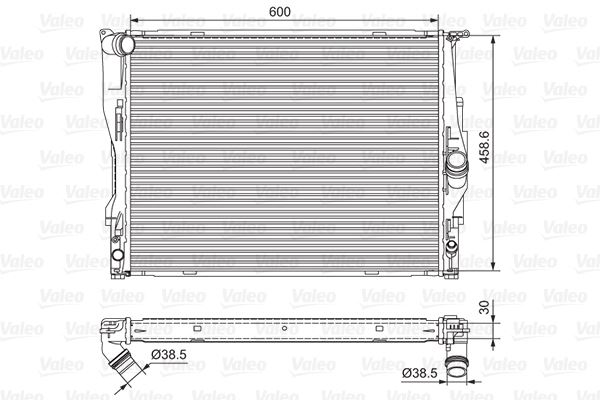MOTOR SU RADYATORU OTO/MANUEL TAPASIZ BMW E81 E82 E87 E88 E90 E91 E92 E93  X1 E84 Z4 E89 - VALEO 701542