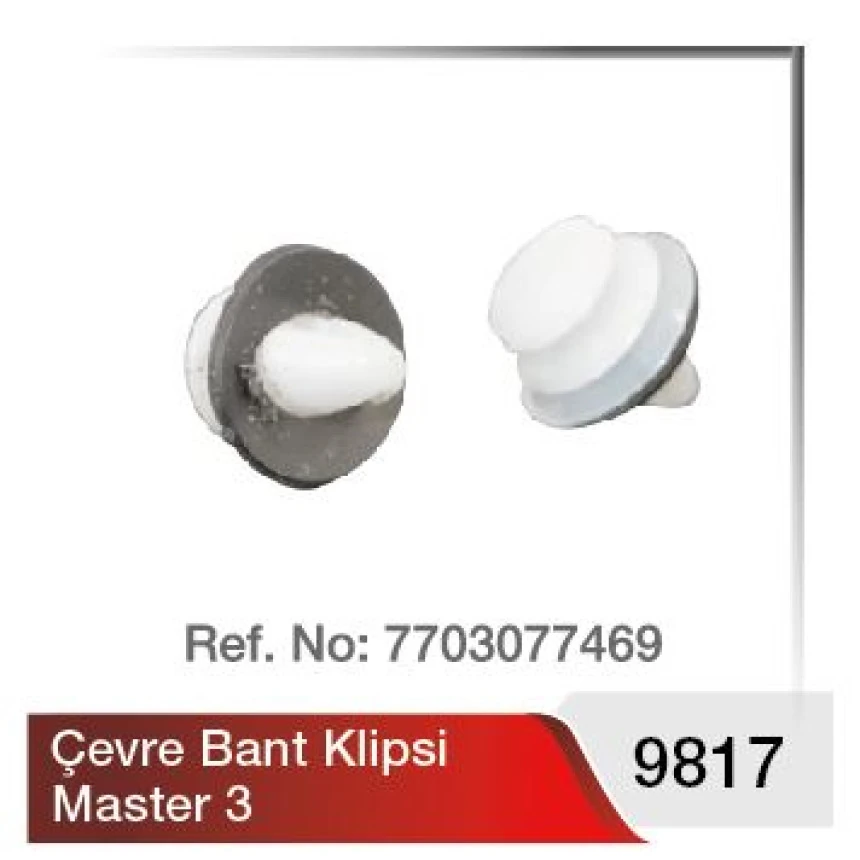 Renault Cevre Bant Klipsi Master III - Yilmaz Pls9817