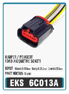 SOKET>AKIŞMETRE PEUGEOT JUMPER / FORD   S6016 - EKS-6C013A