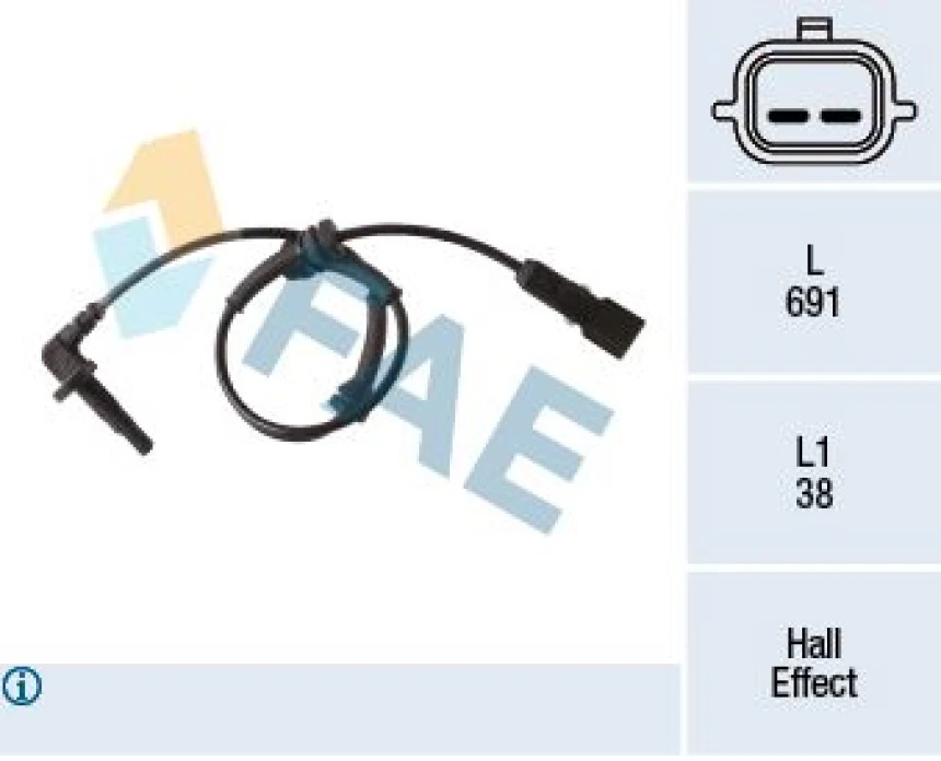 Renault Abs Kablosu Ön - Abs Kablosu Ön - Fae 78273