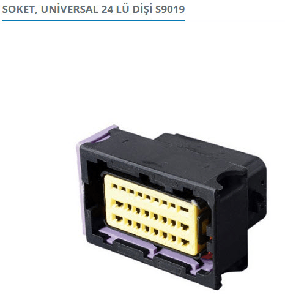 SOKET>ÜNİVERSAL  24 LÜ  DİŞİ   S9019 - DODO-ECU24K001