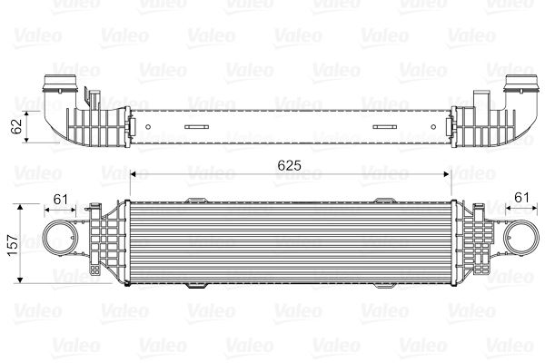 TURBOSARJ RADYATORU X204 08>15 W204 07>14 S204 07>14 C204 11> C218 11>17 W212 09>15 C207 09>16 - VALEO 818631