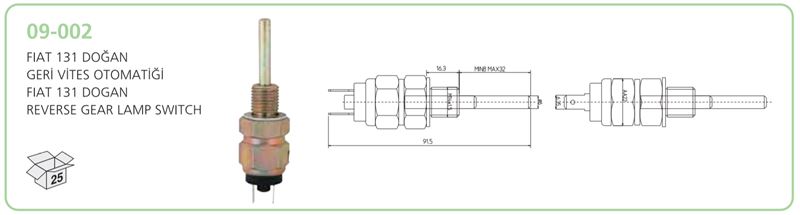 GERI VITES MUSURU (UZUN TIP) M131 DKS - AKSA 09-002