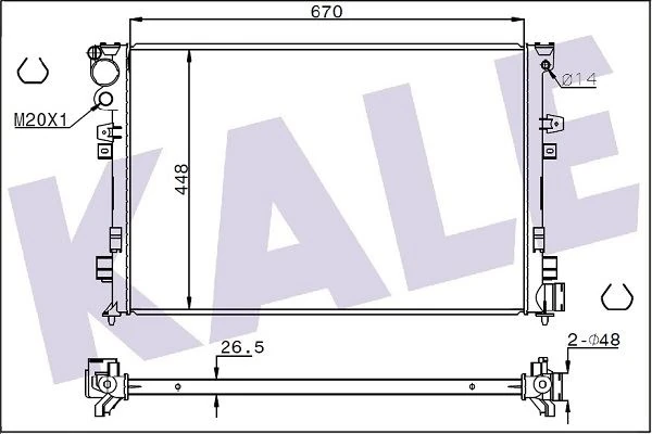 Psa Su Radyatörü - Su Radyatörü - Kal 347225