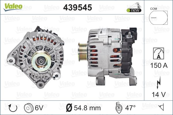 ALTERNATOR SARJ DINAMOSU BMW E90 M47 M57 12V 150A - HELLA 8EL012429-291