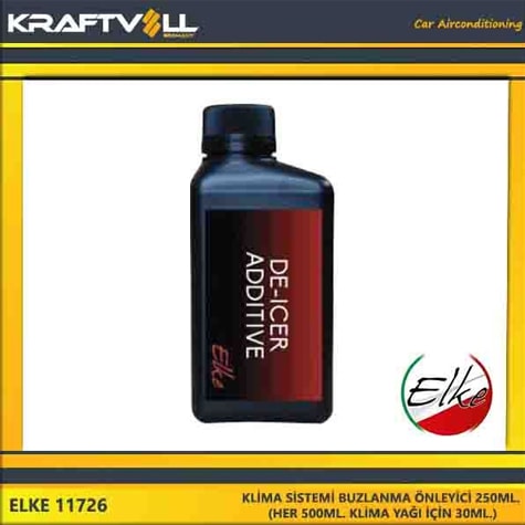 KLIMA SISTEMI BUZLANMA ÖNLEYICI 250ML. (HER 500ML. KLIMA YAGI IÇIN 30ML.) - ELKE 11726