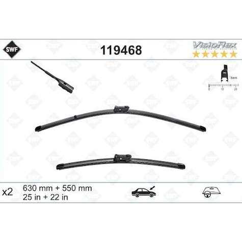 SILECEK SUPURGESI (630 / 550 MM) TIGUAN 16> - VALEO 119468