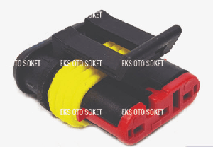 SOKET>ÜNİVERSAL SÜPER SEAL - 3 PİNLİ ERKEK SOKET DEMONTE - EKS-3C001DM