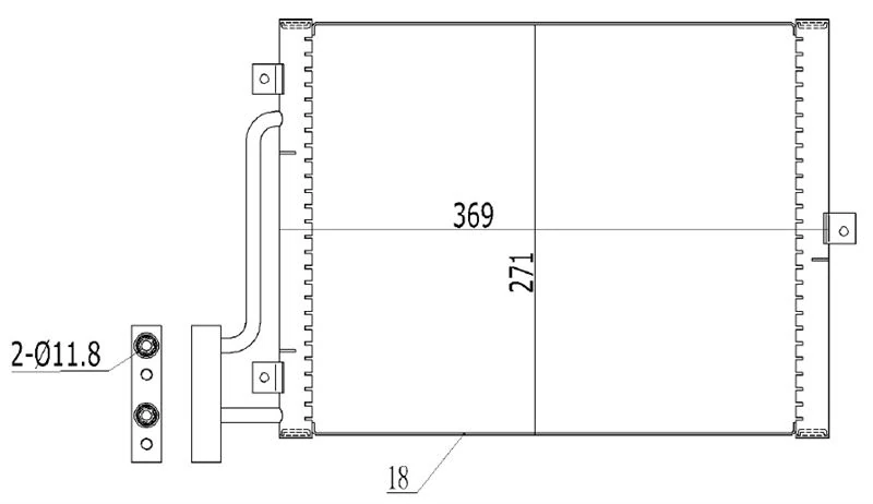 Vag Klima Radyatoru Kondansator 911 Carrera Cabrıo 97>05 Boxster 96>04 2.5 2.7 3.4 3.6 - Orıs Cpo584018