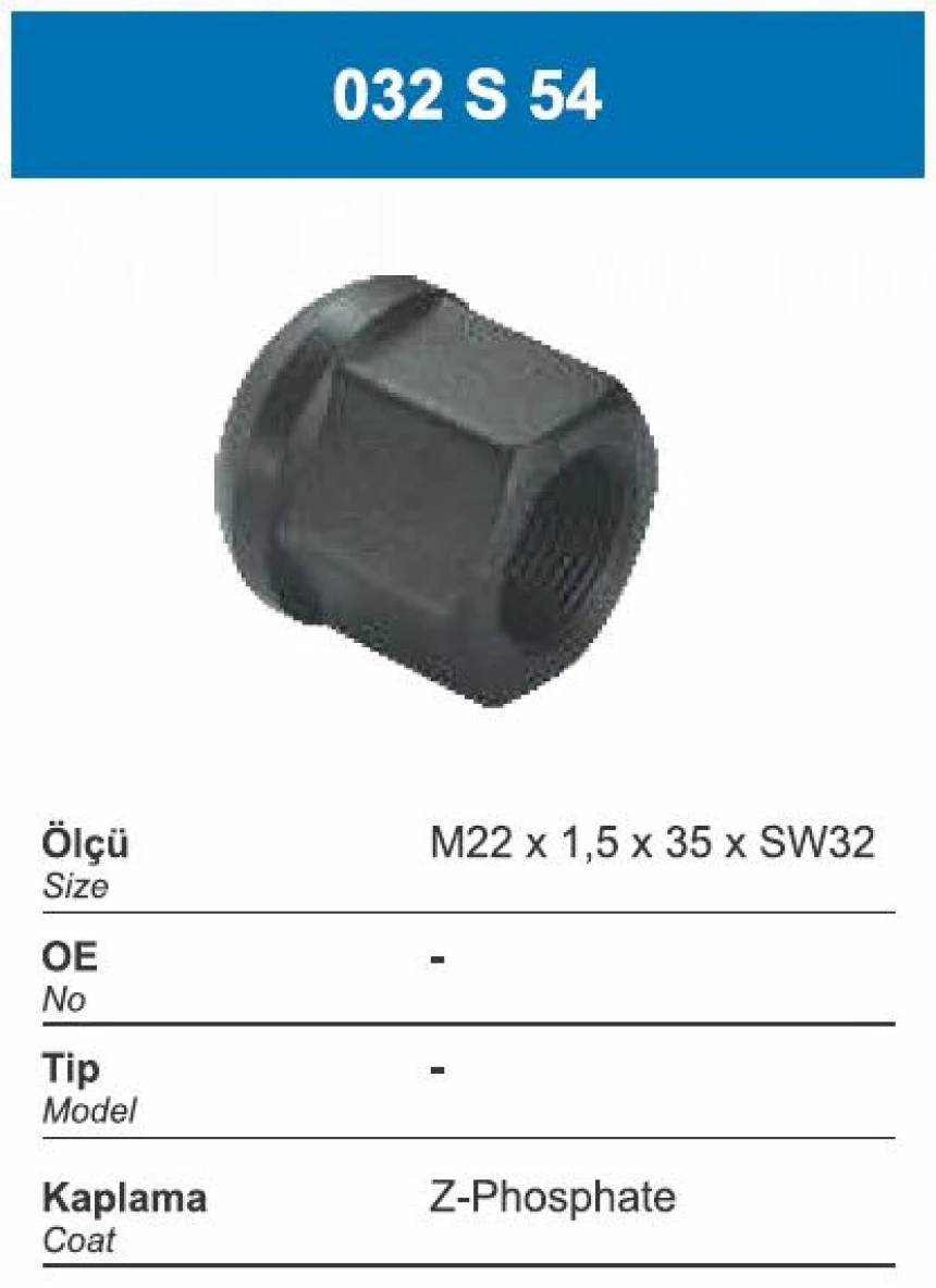 Chrysler Truck Bijon Somunu Chrysler - Besel 032s54