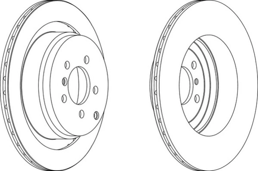 Bmw Fren Diski Arka - Adet - Frd Ddf1437c-1