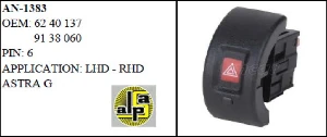 Unıversal Flaşör Anahtarı>opel Astra G    >>6240137/9138060 - Mcar-An1383