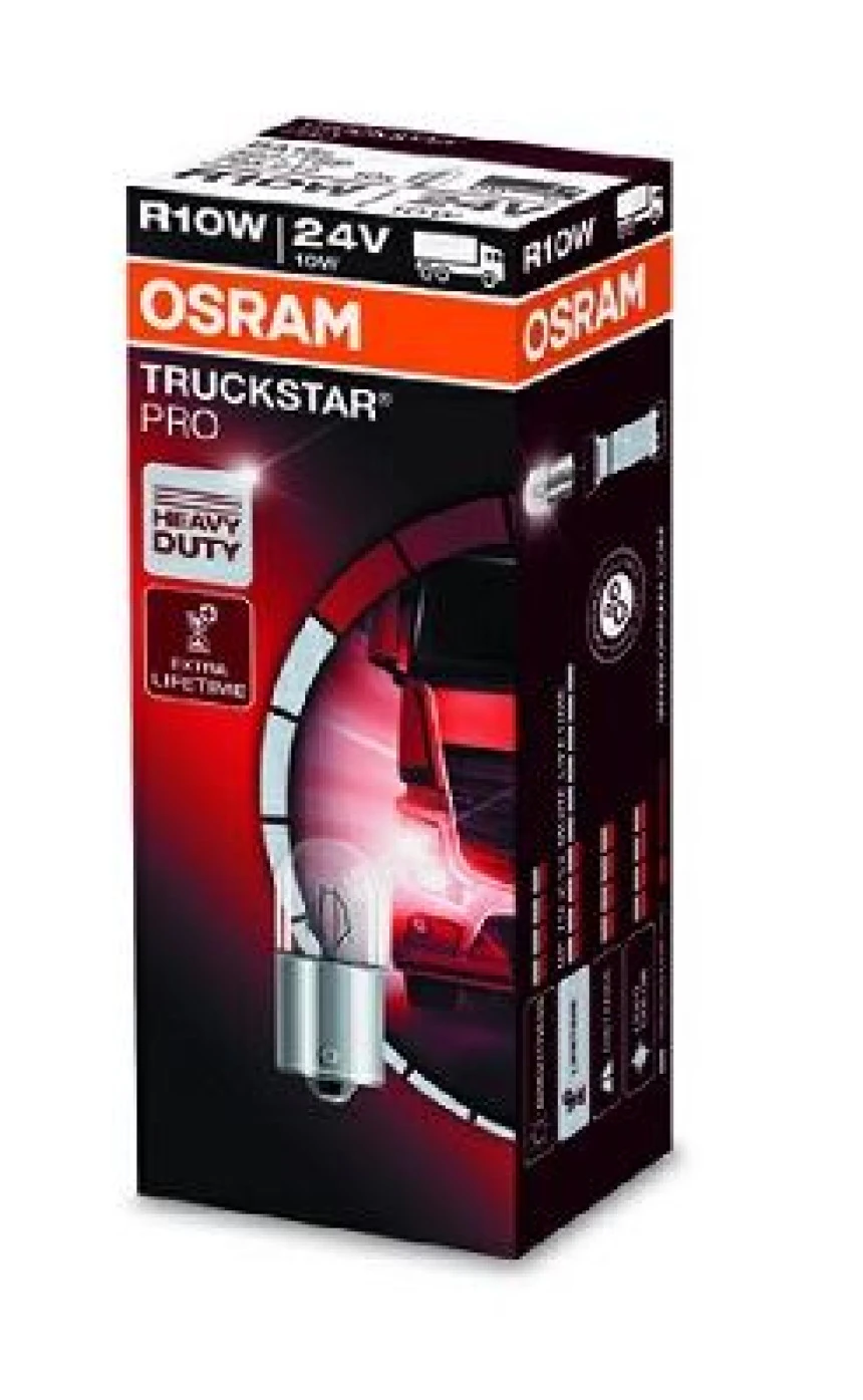 Unıversal Truck Ampul 24v 10w 67 Sarsıntıya Dayanıklı - Osram 5637 Tsp