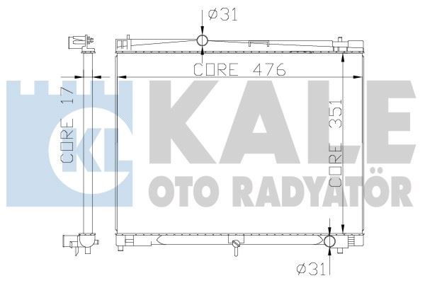 MOTOR SU RADYATORU TOYOTA YARIS 1,0 1,3 VVT I 2005> MANUEL VITES - KALE 342215