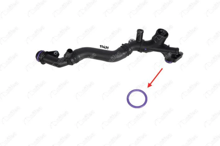 Renault Devirdaım Borusu Contası- Ok İle Gosterilen Conta Renault Megane IV / Scenic IV / Captur I / Kadjar - Nifea 11432