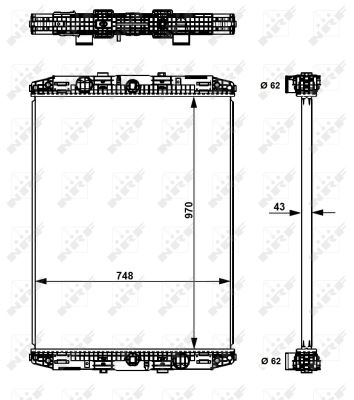 MOTOR SU RADYATORU DAF 95 FA / 95 FAD / 95 FAR / 95 FAK / 95 FAT / 95 FT / 95 FTR / 95 FT - NRF 529551