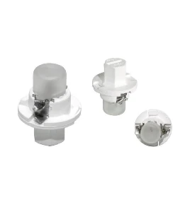 Unıversal Dipsiz Duylu-12v Plastik Soketli Ters Tirnak Ampul Camı Buzlu - Aspa-03346