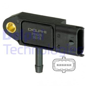 TURBO BASINC SENSORU CLIO II KANGOO MEGANE I SCENIC I LOGAN SANDERO 1,5DCI K9K / TRAFIC II 1,9DCI - DELPHI PS10228
