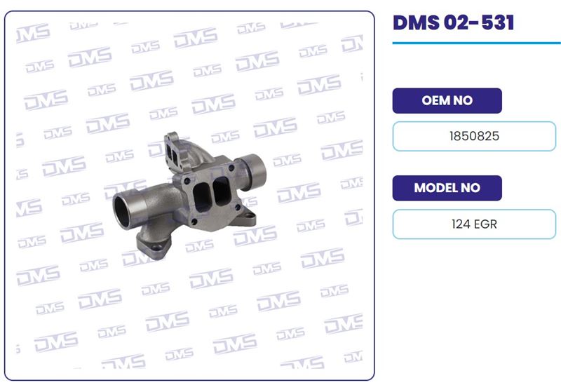 EGZOZ MANIFOLDU ORTA  EGR'LI  SCANIA P G R T 124 - DEMOSAN 02-531