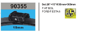 SİLGİ PALETİ-BANANA (X2) FIESTA 2008---}/FİAT 500 650/380 TK. - RBW-90355