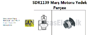 MARŞ DİŞLİSİ-BT FİESTA 1,4/1,6 10D 10K KÇ26 TB49 1006209629/ZEN938 - LUCAS-SDR1139