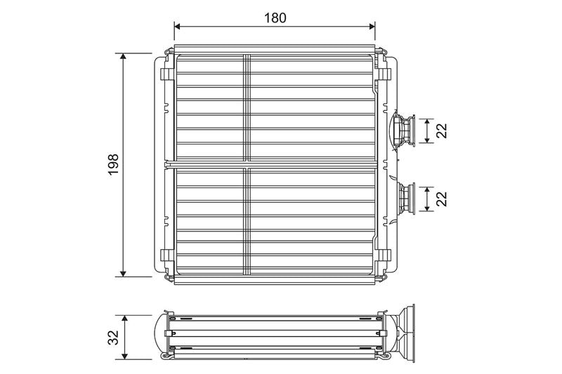 KALORIFER RADYATORU W204 07>14 W212 09>15 C218 11>17 R231 12> C190 14> R197 11> - VALEO 811508