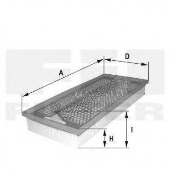 HAVA FILTRESI W124 84>93 S124 86>93 W460 79>93 W463 90>97 - FIL HP2125