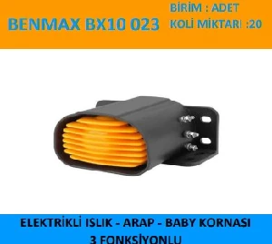 Unıversal 12v-24v 3 Sesli Siren -Elektrikli İslik-Arap-Baby Kornası - Benmax-Bx10023