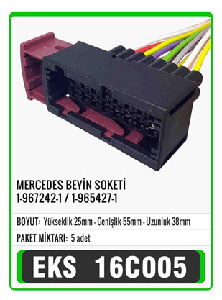 SOKET>MERCEDES BEYİN      1-967242-1 1-965427-1 - EKS-16C005