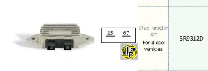 KONJEKTÖR-ELEKTRONİK 12V (DIESEL) - SANEL-SR9312D