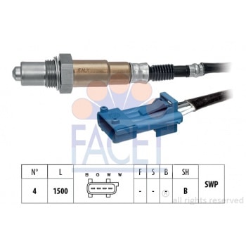 OKSIJEN SENSORU (EGSOZ BORUSUNDAKI) SAXO P106 P206 P306 YM PARTNER BERLINGOI XSARA XSARA II TU3JP (1 - FACET 10.8301