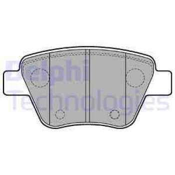 ARKA FREN BALATASI LEON CADDY OCTAVIA 1,4TSI / 1,6 / 1,8TSI / 1,9TDI / 2,0 09 / 04> - DELPHI LP2178