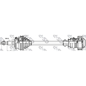 AKS SOL TRANSPORTER T5 03>10 1.9TDI - GSP 261105