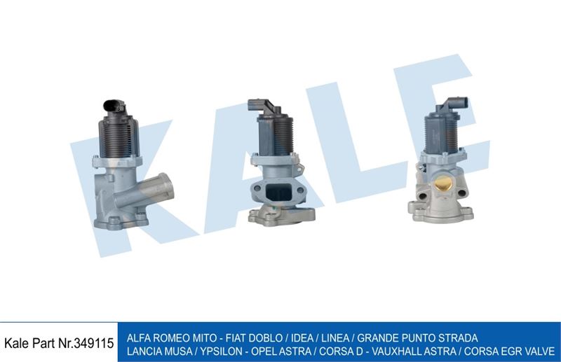 EGR VALFI ASTRA H Z13DTH DOBLO PALIO ALBEA PUNTO 1,3 MULTIJET 16V 90HP CORSA D 1,3CDTI Z13DTH 05> - KALE 349115