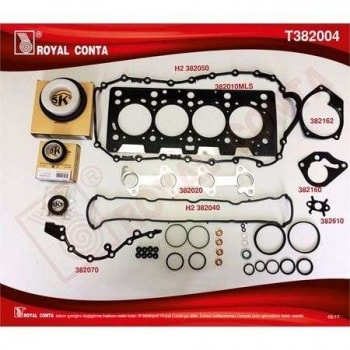 MOTOR TAKIM CONTASI SKT KECELI SUBAP LASTIKLI TAM TAKIM CLIO KANGOO MEGANE NISSAN QASHQAI NOTE MICRA - ROYAL T382004