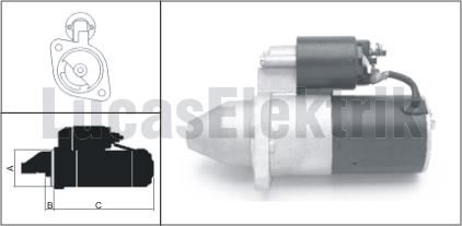 MARS MOTORU 12V / 1,4kW / 9DIS LADA 110 1,5,111 1,5, - LUCAS LES0215