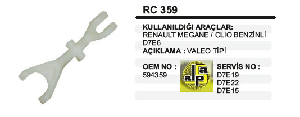 MARŞ ÇATALI-VT D7RE6 (594359) R.MEG./CLİO DİZEL - REMARK-RC359