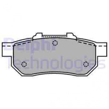 ARKA FREN BALATASI HONDA CIVIC 92-00 / JAZZ / CITY 04-> / CRX / INTEGRA 88-97 - DELPHI LP1456