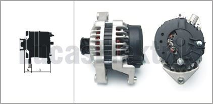 ALTERNATOR 12V 100A ASTRA VECTRA - LUCAS LEA0172