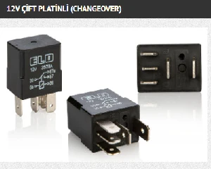 Unıversal Mikro Röle 12v 5 Uçlu 35a/20a Çift Platinli (changeover) Su Geçirmez - Elo-780135301