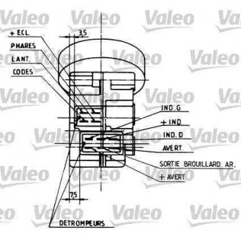 FAR KORNA SINYAL KUMANDA KOLU P205 P309 P1007 - VALEO 251210